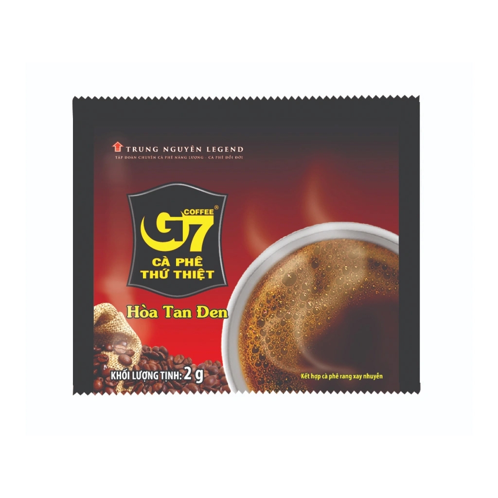 [THÙNG 24 HỘP] G7 Cà Phê Hòa Tan Đen Hộp 30g (15 gói x 2g)_120187