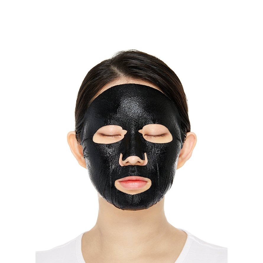 Mặt nạ than hoạt tính giúp làm trắng da Mediheal W.H.P White Hydrating Black Mask - Miếng 25g