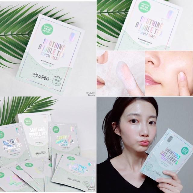 Mặt nạ sủi bọt thải độc cho da Mediheal Bubble Tox Serum Mask - Gói 25ml