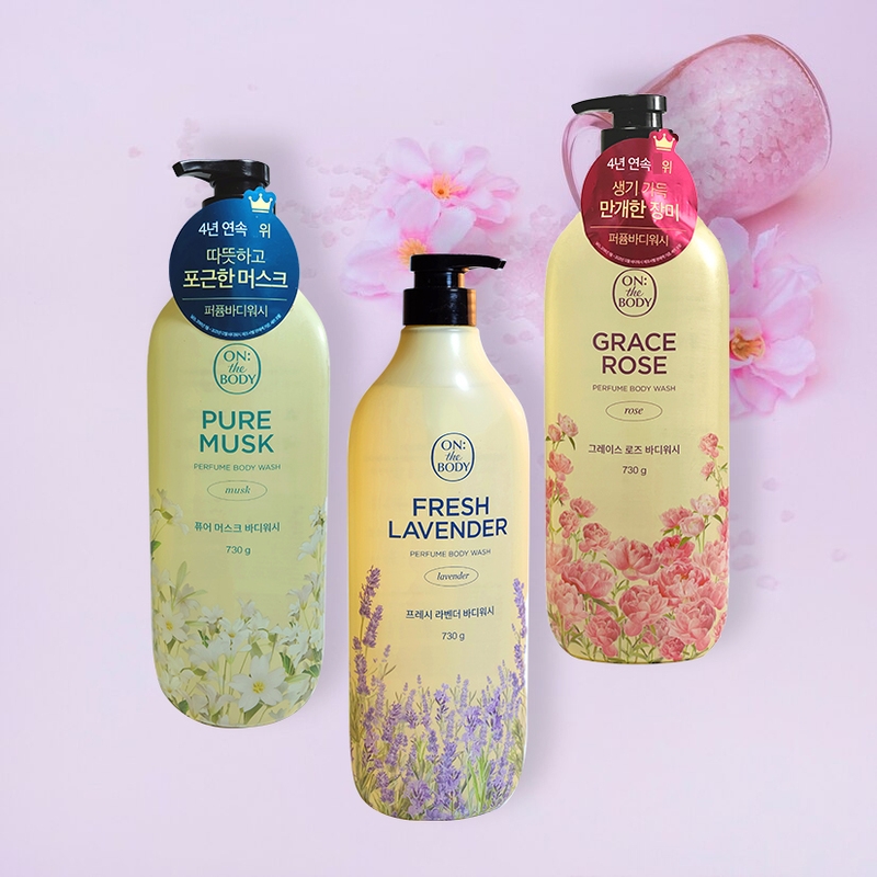 Sữa Tắm ON: THE BODY Perfume Body Wash Grace Rose Scent 730g