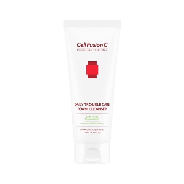 Sữa rửa mặt kiểm soát nhờn mụn Cell Fusion C Daily Trouble Care Foam Cleanser 130ml