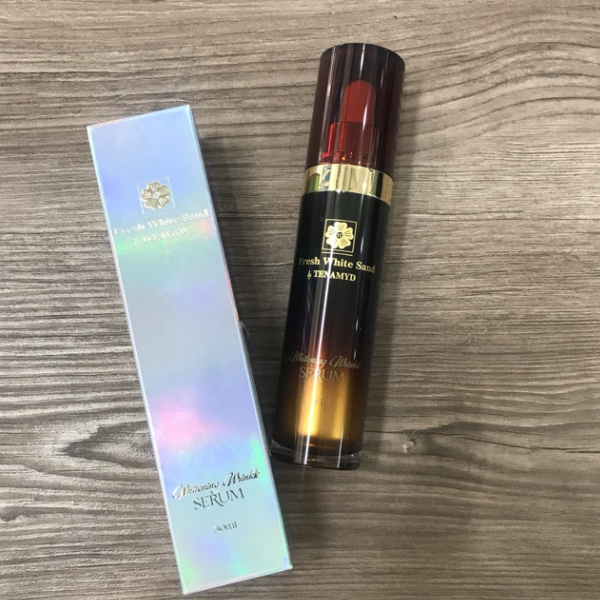 [HCM] Tinh chất trắng da làm mờ vết nhăn Fresh White Sand By Tenamyd Whitening Wrinkle Serum - Chai 30ml