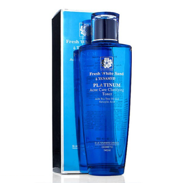 [HCM] Nước dưỡng dành cho da mụn Fresh White Sand By Tenamyd Acne Care Clarifying Toner - Lọ 140ml