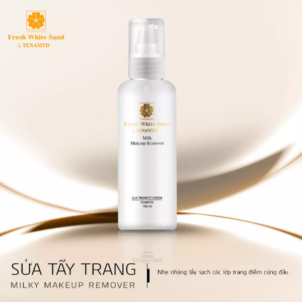 [HCM] Sữa tẩy trang Fresh White Sand By Tenamyd Milky Makeup Remove - Lọ 150ml