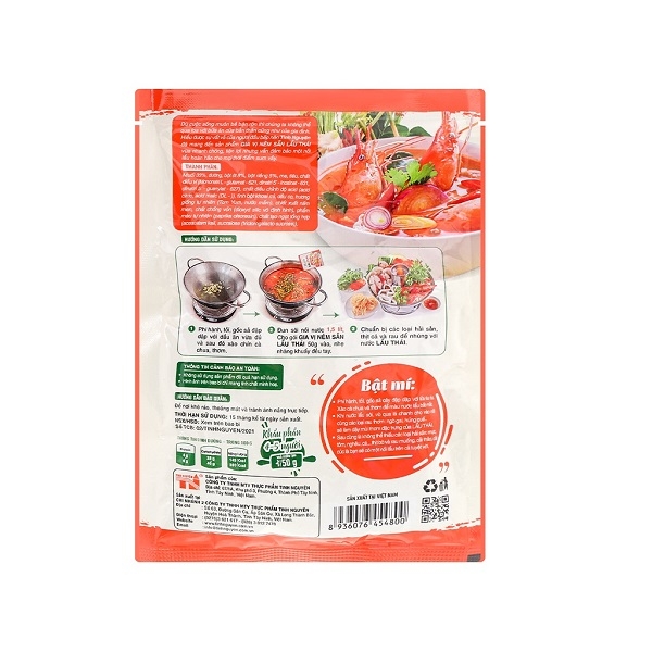 [HCM] Gia vị nêm sẵn Lẩu Thái Fadely Tom Yum Paste - Gói 50g