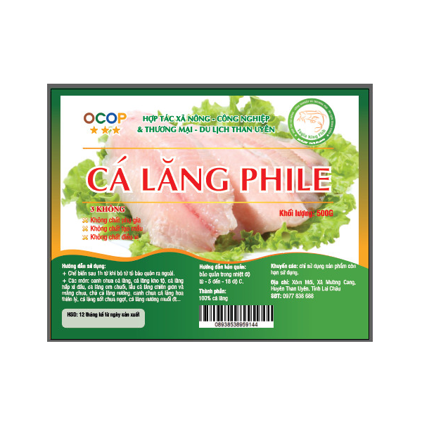 [HN] Cá lăng phi lê OCOP AA - Khay 500g