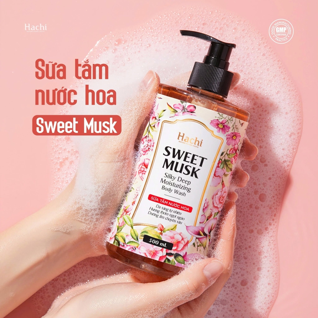 Hachi Sữa Tắm Nước Hoa Chai 500ML_841323