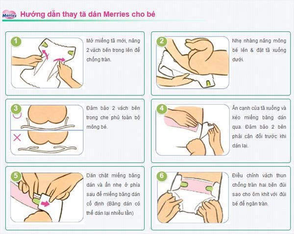 Merries Tã Bỉm dán cộng miếng size NB76+6/S70+6/M56+4