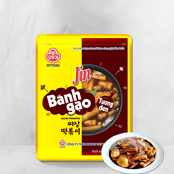 Bánh gạo Jin vị tương đen Ottogi - Gói 164g