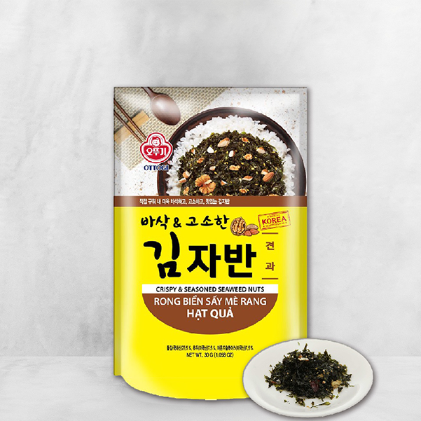 Rong biển sấy mè rang vị hạt quả Ottogi - Gói 30g