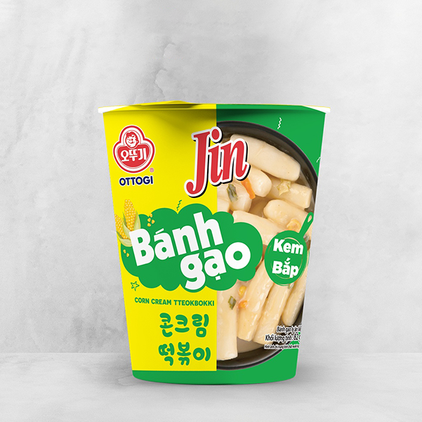 Bánh gạo Jin vị kem bắp Ottogi - Ly 82g