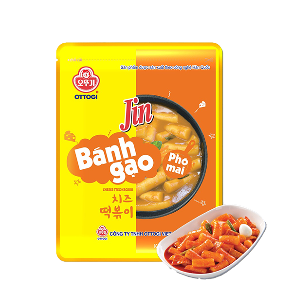 Bánh gạo Jin vị phô mai Ottogi - Gói 164g