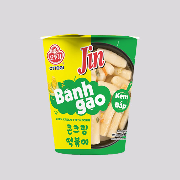 Bánh gạo Jin vị kem bắp Ottogi - Ly 82g