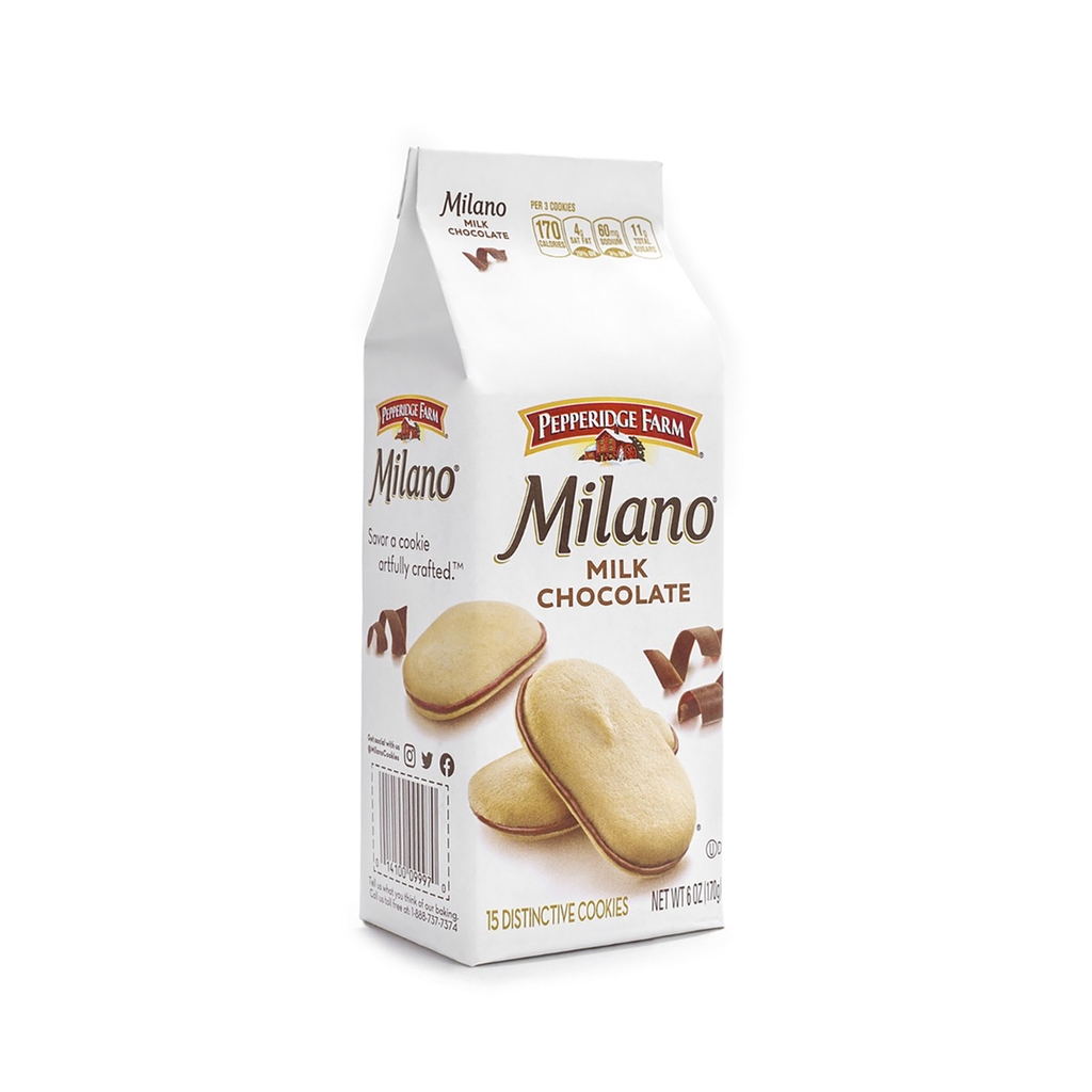 Bánh Milano vị sô-cô-la đen hiệu Pepperidge Farm 170g