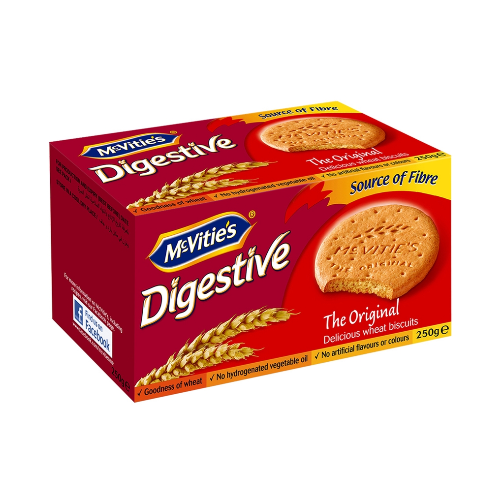 Bánh quy lúa mì nguyên cám truyền thống McVitie's Digestive Orginal 250g