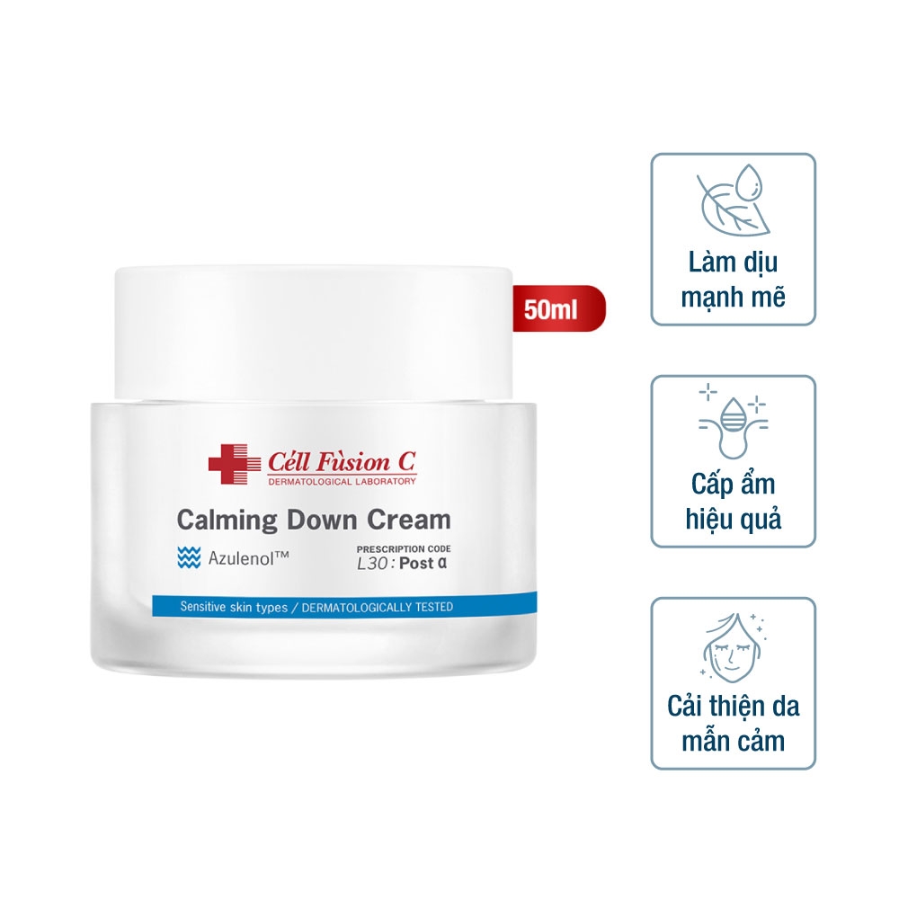 [HCM] Kem làm dịu da cho mọi loại da Cell Fusion C Calming Down Cream 50ml