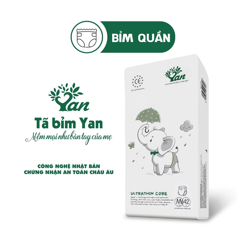 Bỉm quần Yan Ultrathin Core M42