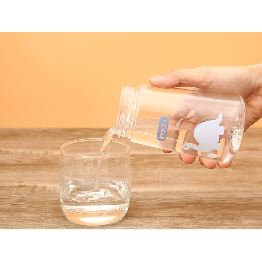 Bình nước Goki Dino 470ml - Cam sữa