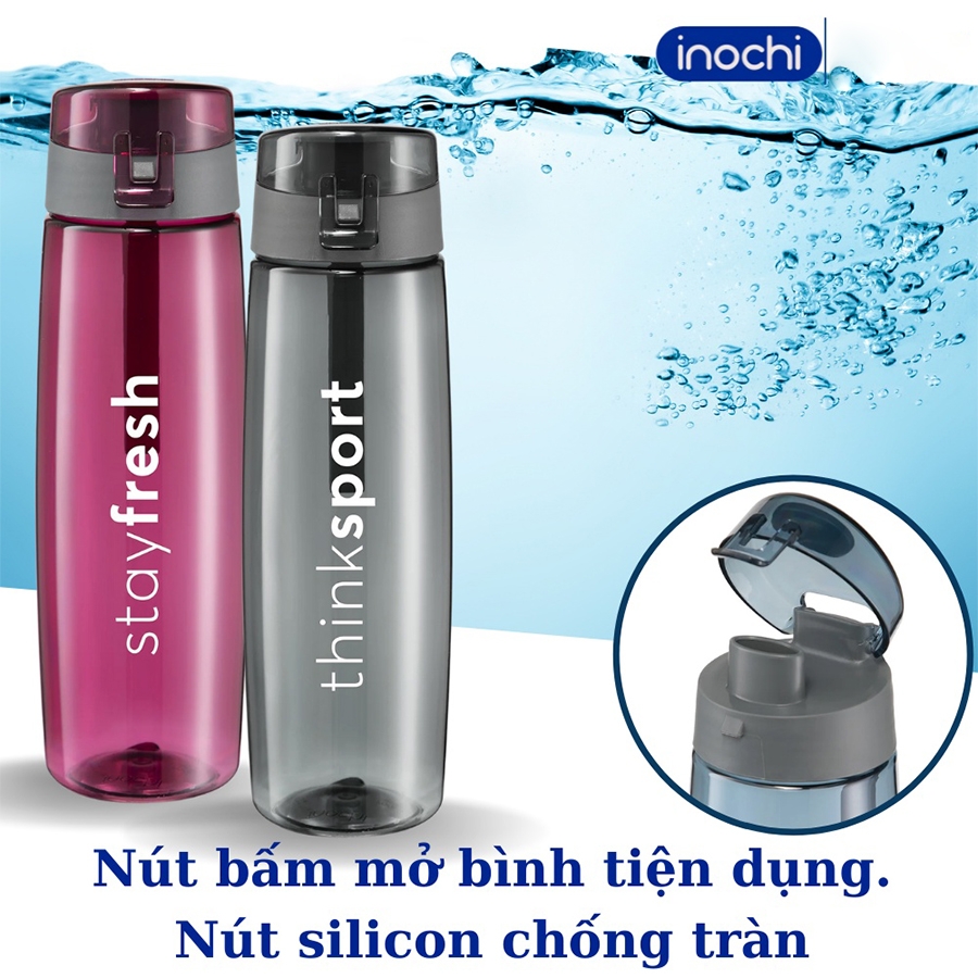 Bình nước thể thao Kita Active 700ml - Hồng sen