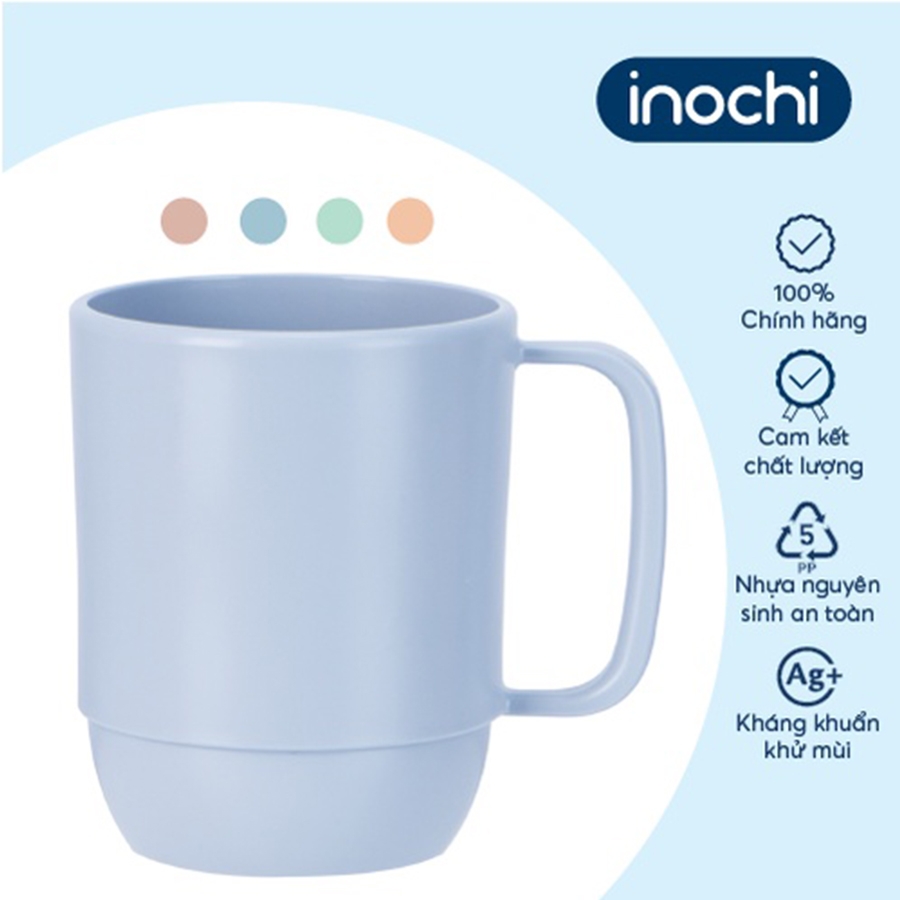 Bộ 02 cốc nước cao Amori 350ml - Xanh