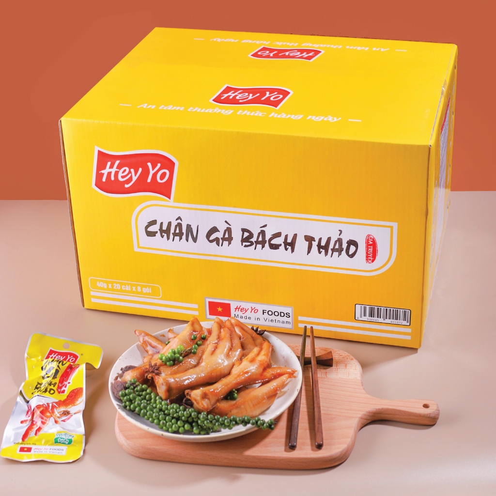Chân gà Hey Yo nhất tâm vị bách thảo 40g