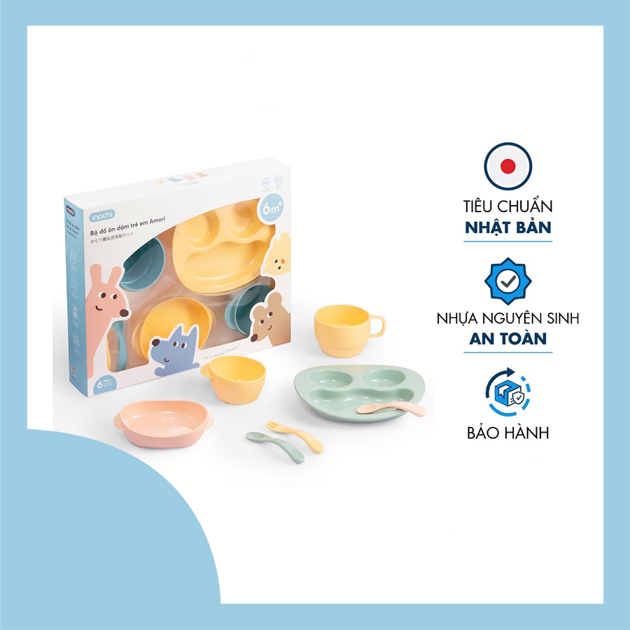 Bộ đồ ăn dặm trẻ em Amori