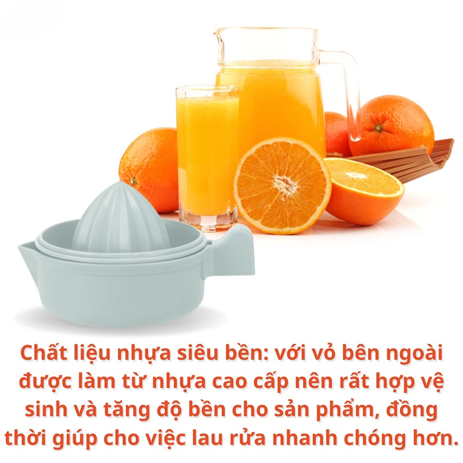 Bộ vắt cam chanh tiện dụng cỡ nhỏ Yoko - Hồng