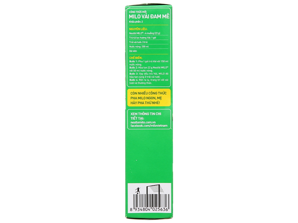 Bột thức uống lúa mạch Milo Active Go hộp 285g