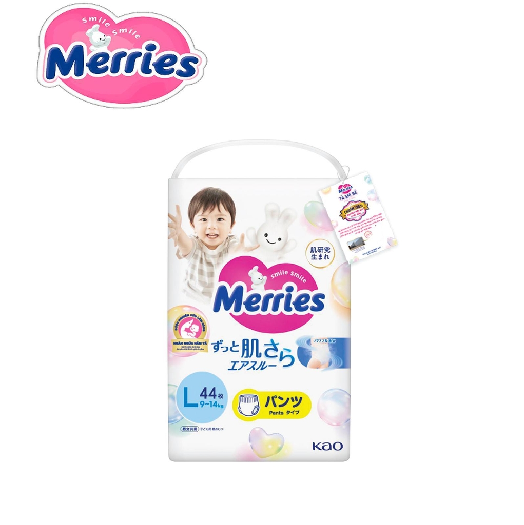 Merries Tã bỉm quần L44 cho bé
