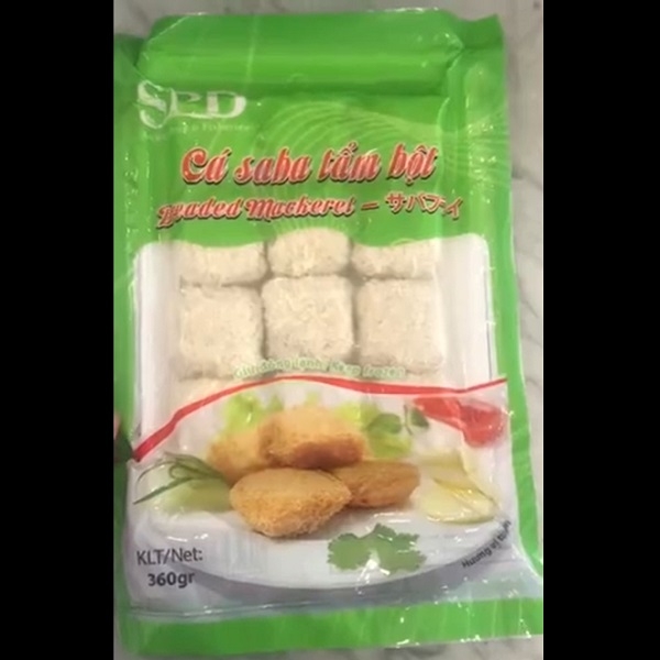 [HCM] Cá saba tẩm bột Seadanang - Gói 360g