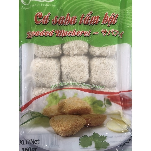 [HCM] Cá saba tẩm bột Seadanang - Gói 360g