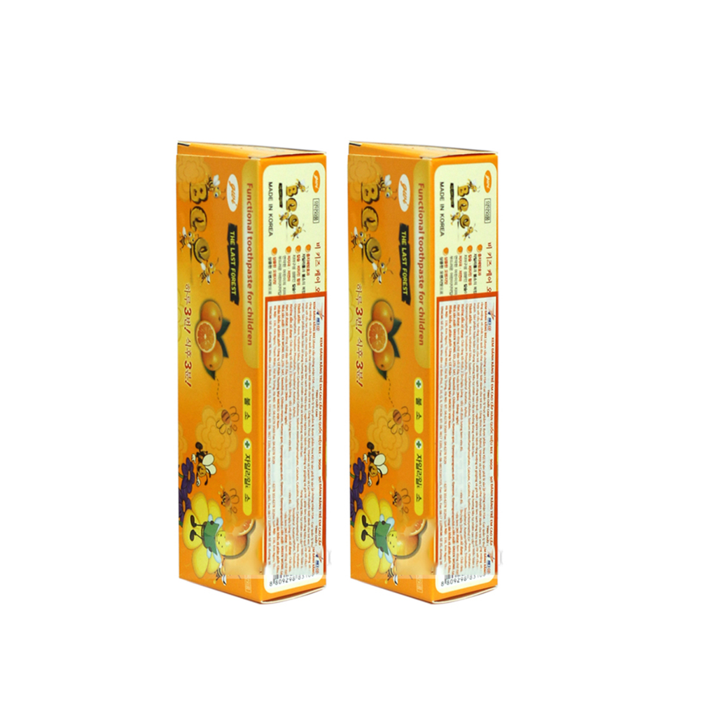 Combo 6 hộp kem đánh răng trẻ em Bee hương cam 90g