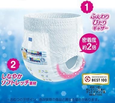 Tã quần Moony Girl - bé gái L44