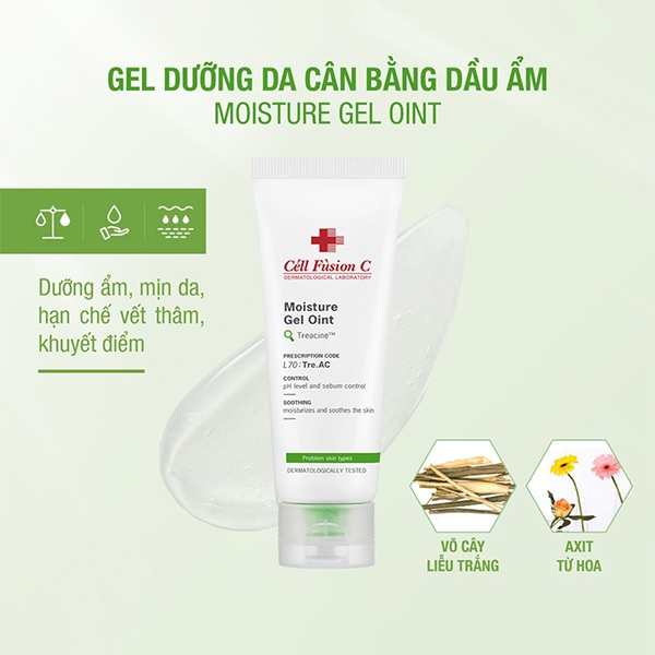 [HCM] Gel dưỡng da cân bằng dầu và ẩm Cell Fusion C Moisture Gel Oint 100ml