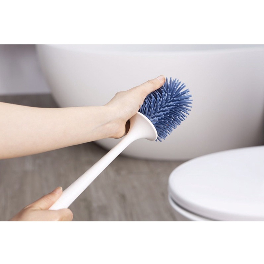 Chổi cọ toilet đầu silicone Kirei