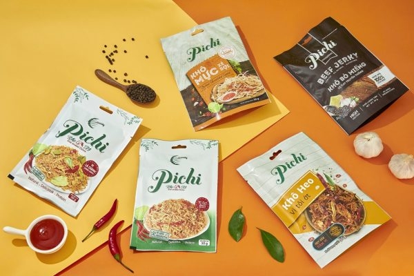 Khô gà xé cay Pichi - vị cay truyền thống 25g/ 50g/ 100g