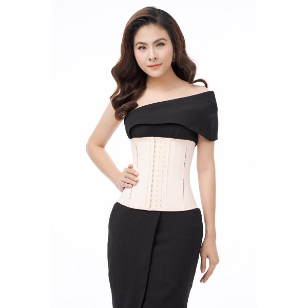 [HCM] Đai nịt bụng Latex Corset Chuẩn Chính Hãng Hy Lạp - Màu nude