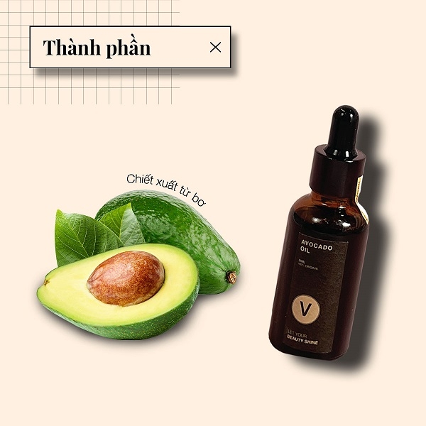 [HCM] Dầu bơ Vyvy Hair Care Avocado Oil 10ml