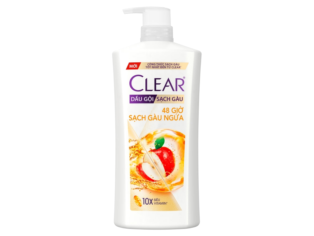 Dầu gội Clear 48 giờ sạch gàu ngứa 880g
