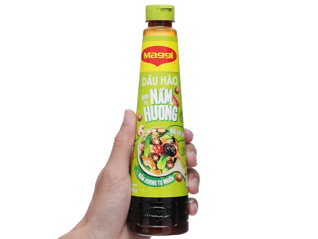 Dầu hào chay Maggi nấm hương chai 350g