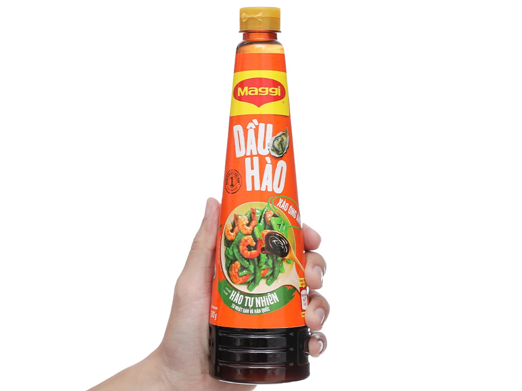 Dầu Hào Maggi Chai 530g từ hào tự nhiên Nhật Bản và Hàn Quốc
