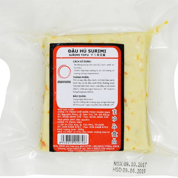 [HCM] Đậu hũ surimi Mayumi 200g