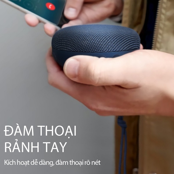 Loa Bluetooth VIVAN VS2 - Công suất 5W - Chống nước IPX6 - 6h phát nhạc - Xanh