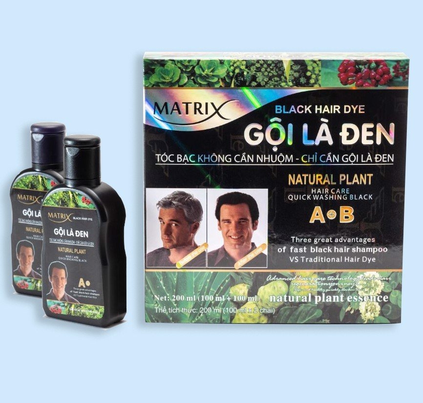 Dầu gội Matrix gội là đen (Hộp chai 100ml + 100ml)