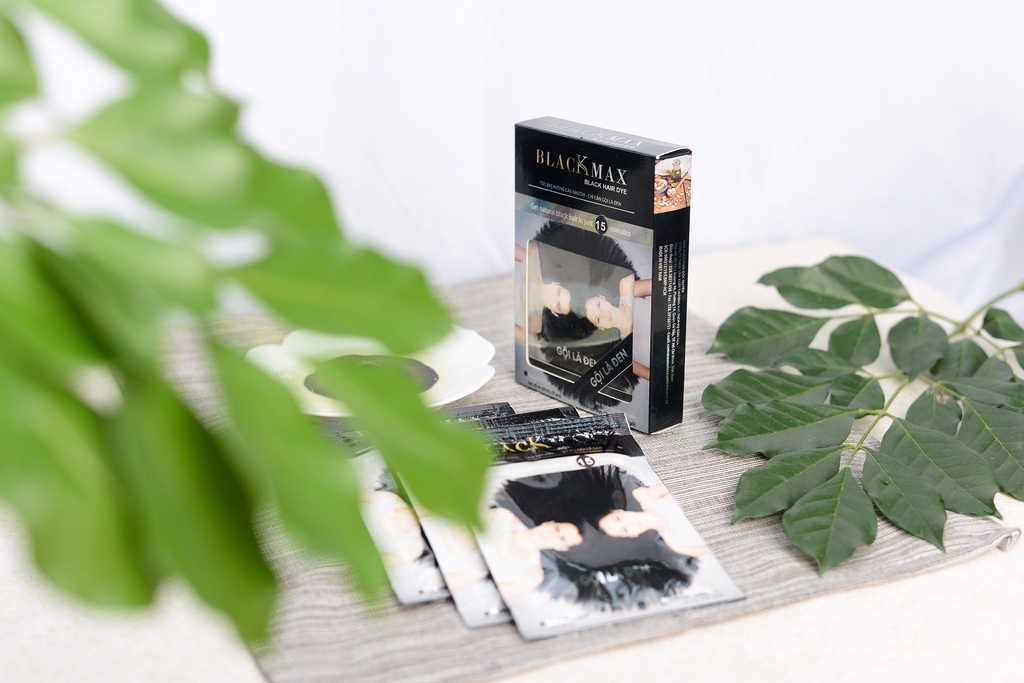 Dầu gội Black Max gội là đen hộp (Hộp 3 gói x 30ml)