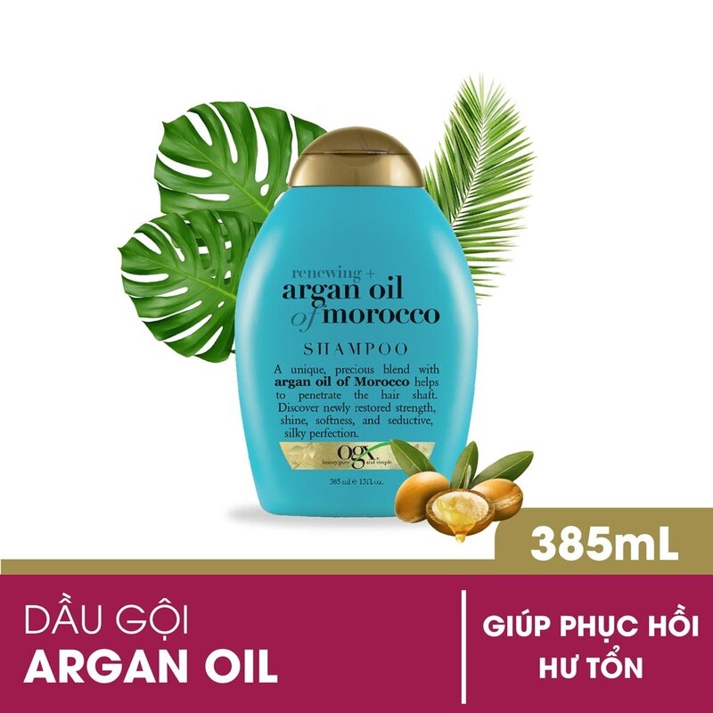 [HCM] Combo Dầu gội xả OGX Argan Oil 385ml x 2