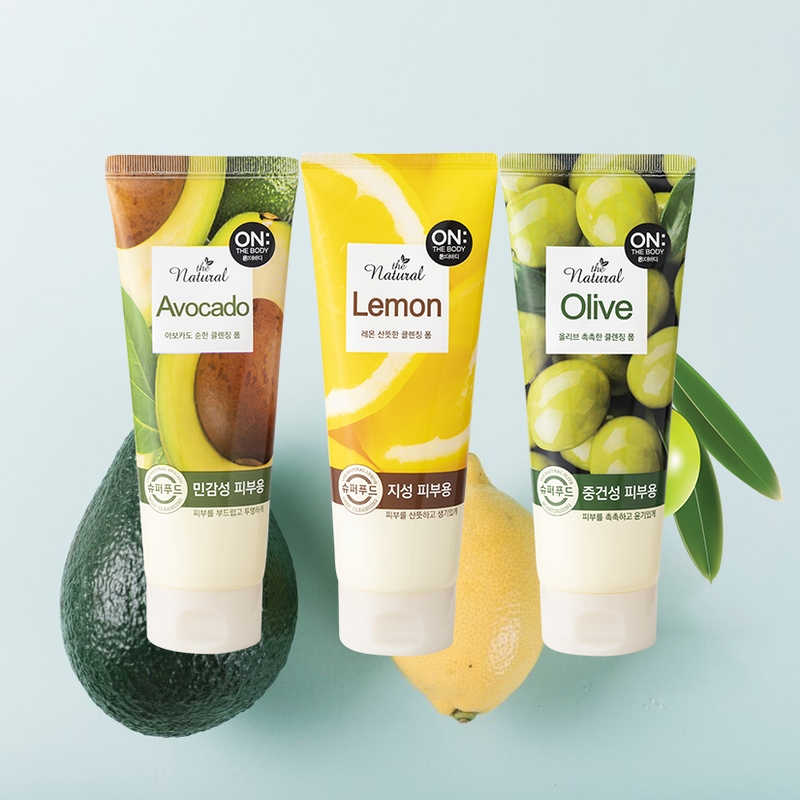 Sữa Rửa Mặt ON: THE BODY The Natural Avocado Mild Cleansing Foam 200g