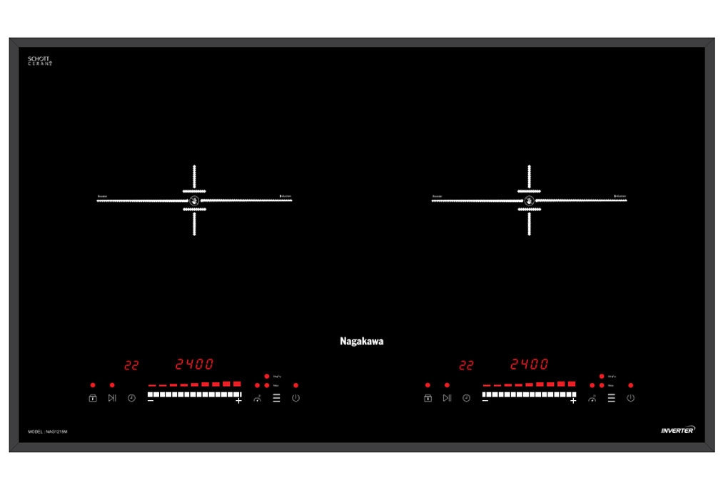 Bếp đôi điện từ Nagakawa NAG1215M