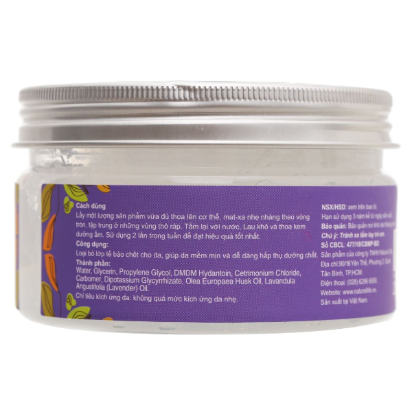Gel tẩy tế tào chết toàn thân Body Lavender An'Sw - Hũ 250g