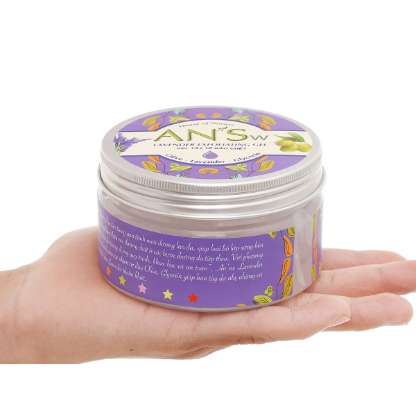 Gel tẩy tế tào chết toàn thân Body Lavender An'Sw - Hũ 250g